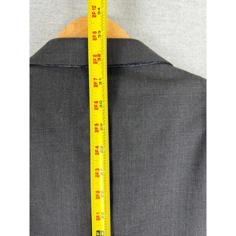 Brooks Brothers 1818 Madison Blazer Mens 44R Charcoal Grey Wool Estrato Italy